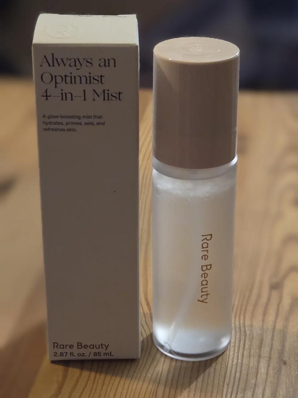 Rare Beauty Always an Optimist 4-in-1 Mist Setting Spray & Glowy Refreshing Mist